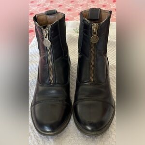 Girls Ovation Paddock English Riding Boots Size 2